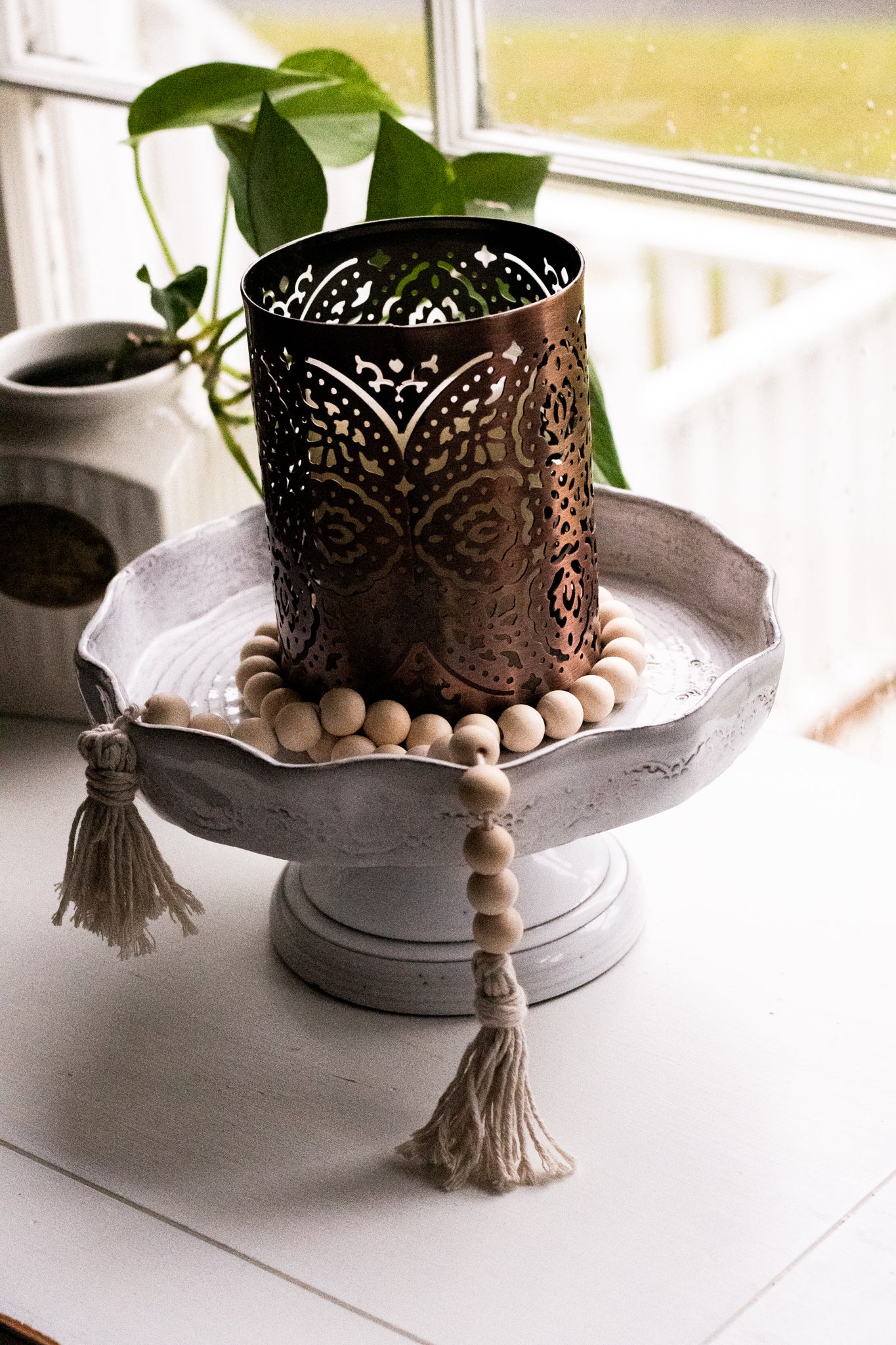 Wooden Bead Garland