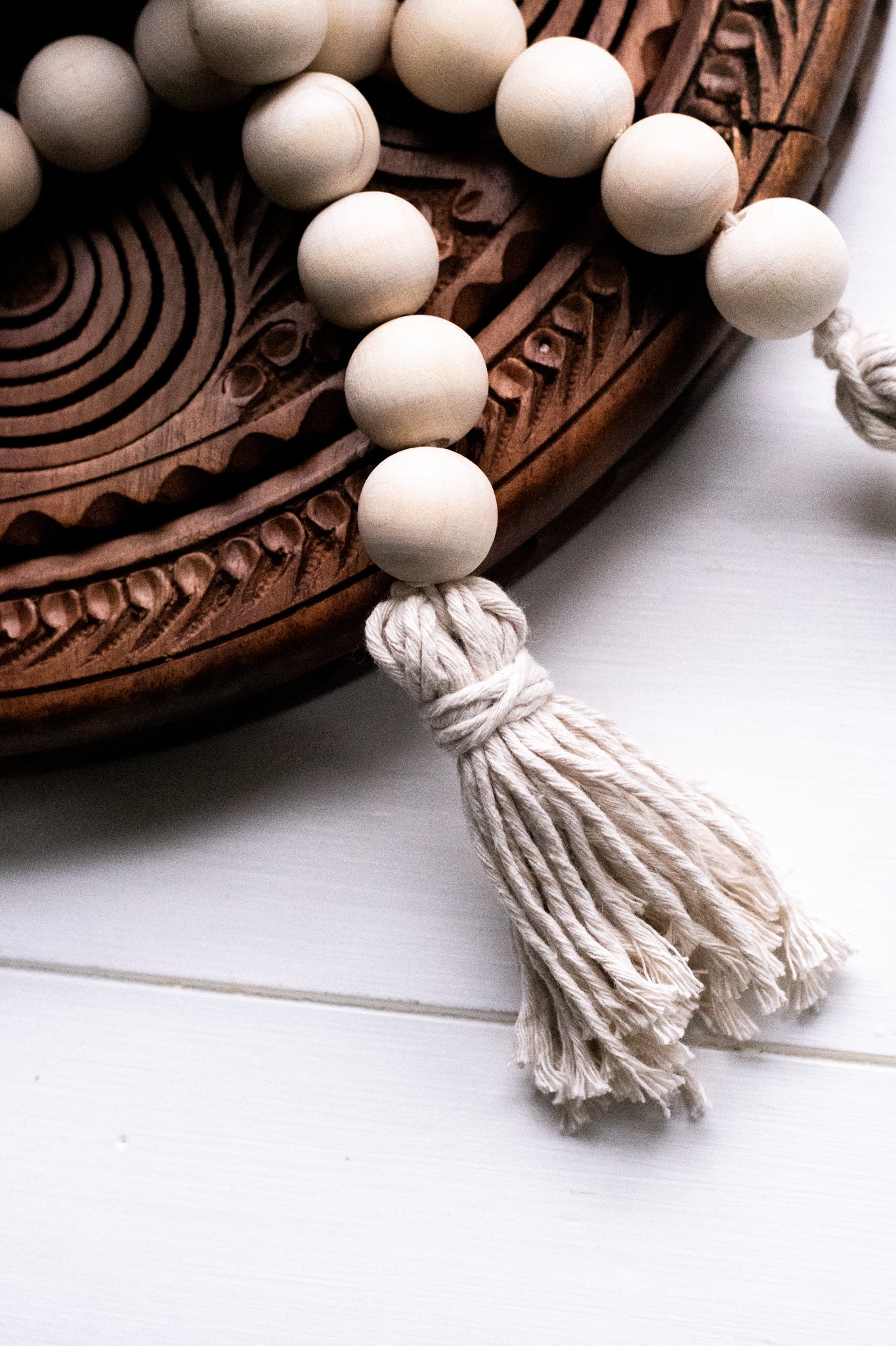 Wooden Bead Garland