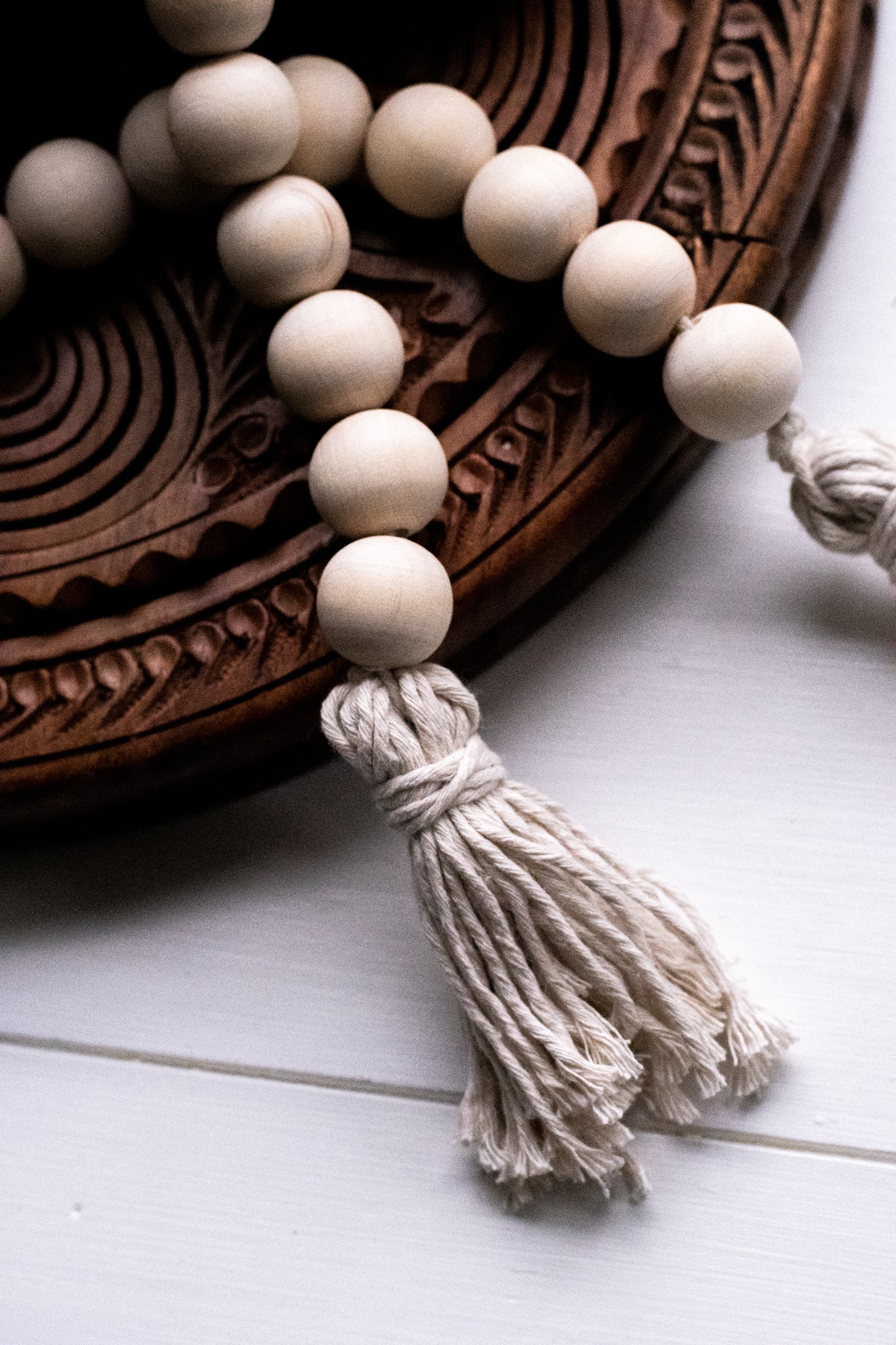 Wooden Bead Garland