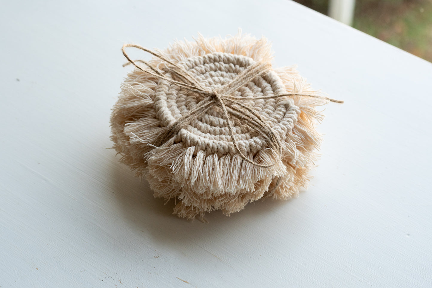 Macrame Circle Coaster